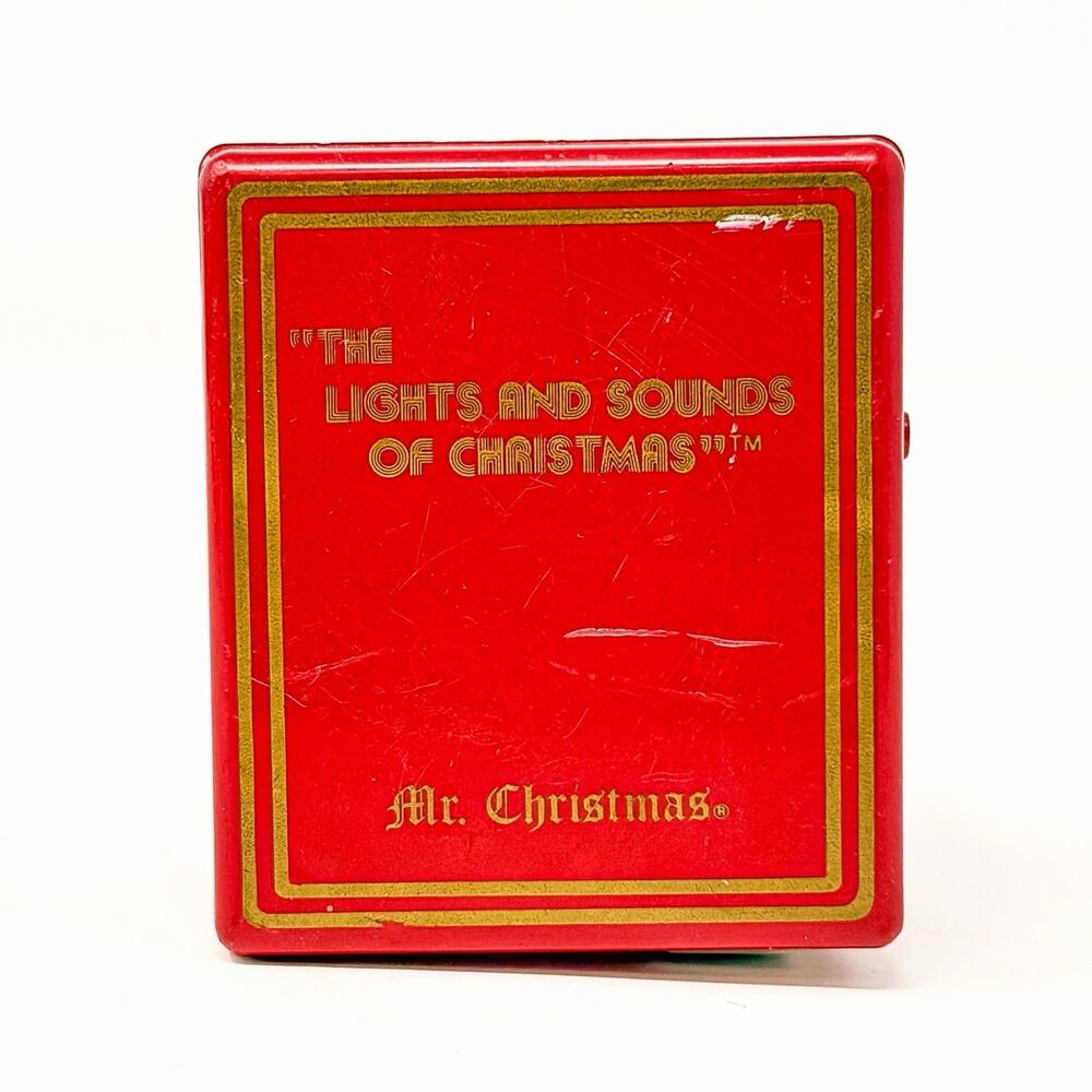 Vtg 1982 Mr Christmas “THE LIGHTS AND SOUNDS OF CHRISTMAS” Music Box Model 120